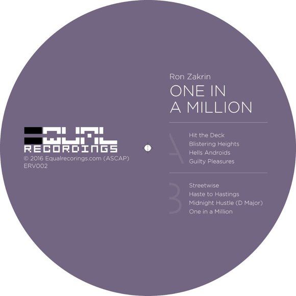 Ron Zakrin • One in a Million 12" Vinyl Record Detroit Techno Italo Nu-Disco NEW - Picture 4 of 6